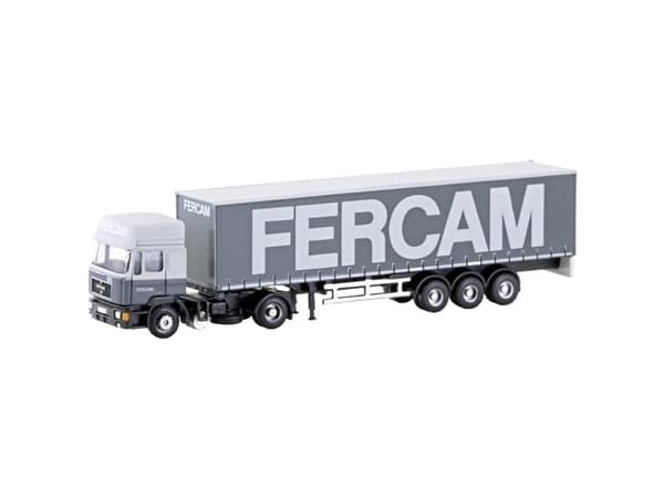 Minis by Lemke LC4070 N Lastbiler model MAN F90 GardinPlanttog FERCAM (IT)