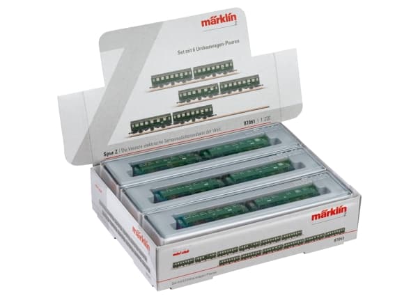 Märklin 87061, Junamalli, esiasennettu, Z (1:220), Poika/tyttö, 15 vuotta, Vihreä