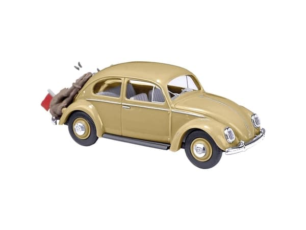 Busch 52966 H0 Henkilöauton malli Volkswagen Käfer ovaali ikkuna, jossa peura