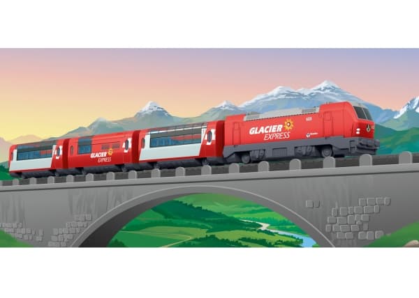 Märklin 29348, Togmodell, Monteringssett, HO (1:87), Alle kjønn, Rød, Hvit, Batteri