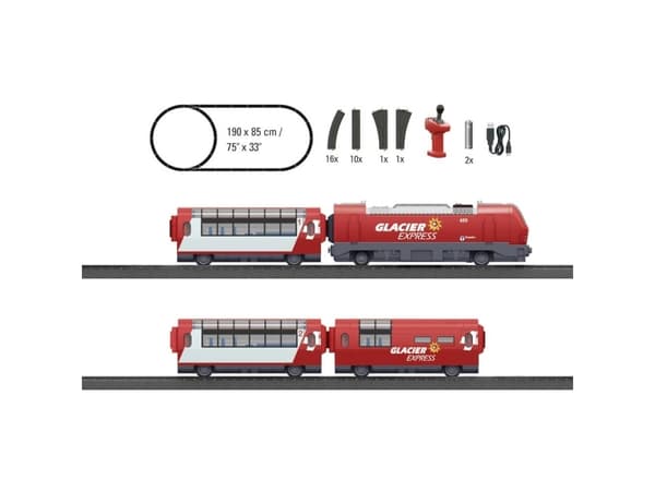 Märklin 29348, Togmodell, Monteringssett, HO (1:87), Alle kjønn, Rød, Hvit, Batteri