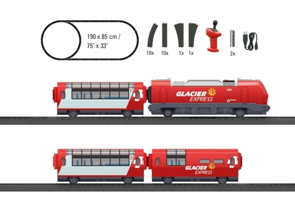 Märklin 29348, Togmodell, Monteringssett, HO (1:87), Alle kjønn, Rød, Hvit, Batteri