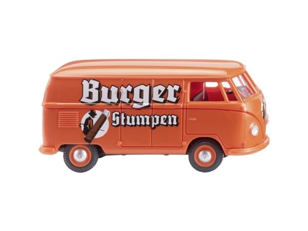 Wiking 078818 H0 Lastbiler model Volkswagen T1 (type 2) kassevogn burger Staumper
