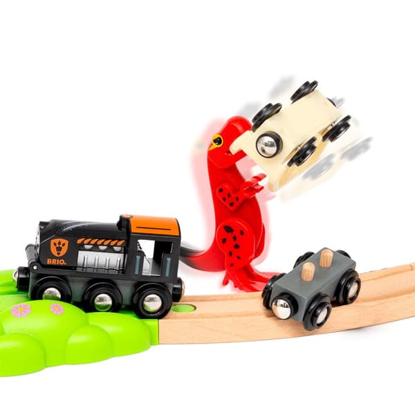 Dinosaurie Deluxe Tågbana med Vulkan BRIO (36104)