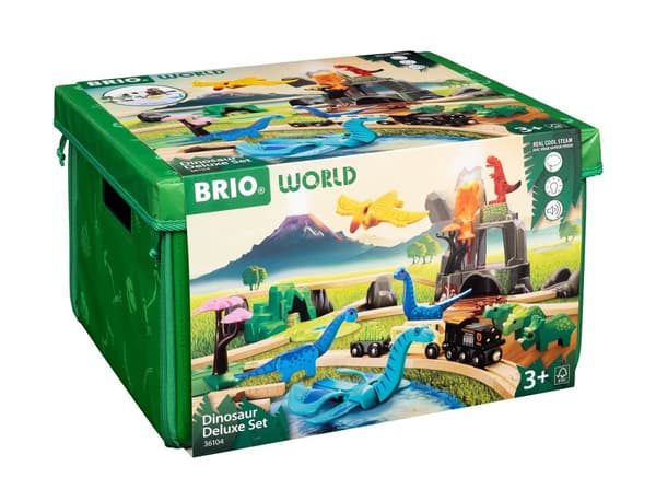 Dinosaurie Deluxe Tågbana med Vulkan BRIO (36104)