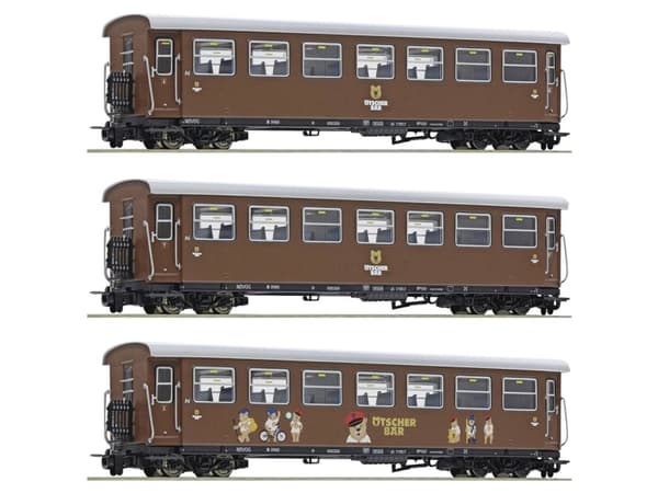 Matkustajajuna H0e Roco 6240002 DC 1 kpl