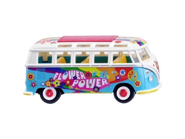 Wiking 079744 H0 Personbil model Volkswagen T1 Sambabus Flower Power