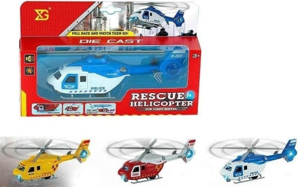 Helikopter helikopter metall lys lyd MIX