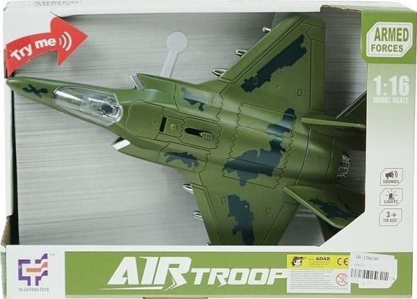 Jagerfly 1:16 med lys og lyd