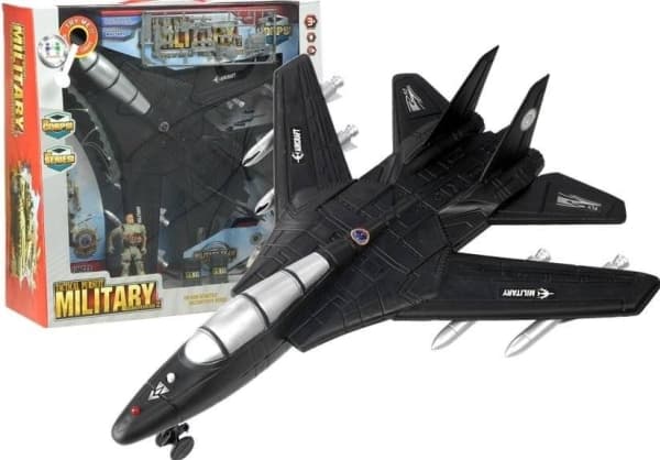 Lean Sport jet militärt stridsflygplan lyser upp spel