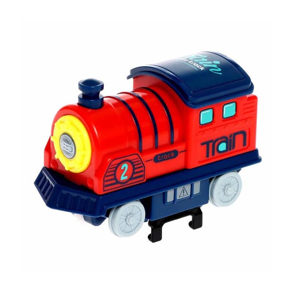 WOOPIE Electric Train 2 i 1 foldbar til en kuffert 87 stk. - Længde 3,5 m