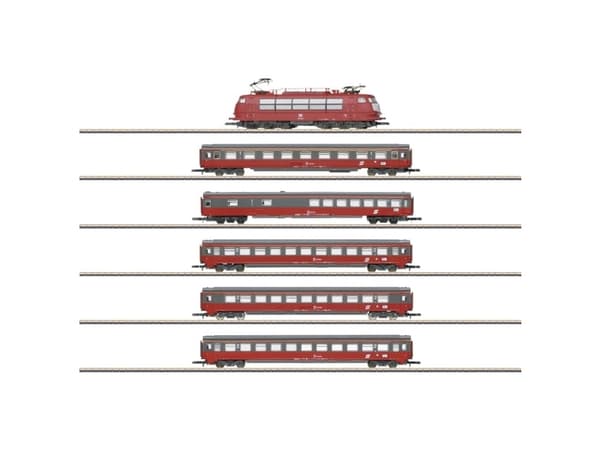 Märklin 81282, Togmodell, Montert på forhånd, Z (1:220), Gutt/Jente, 15 år, Grå, Rød