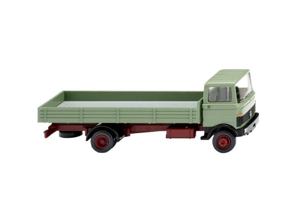 Wiking 043120 H0 Lastbiler model Mercedes Benz LP 809 lastvogn til lad, lysegrøn