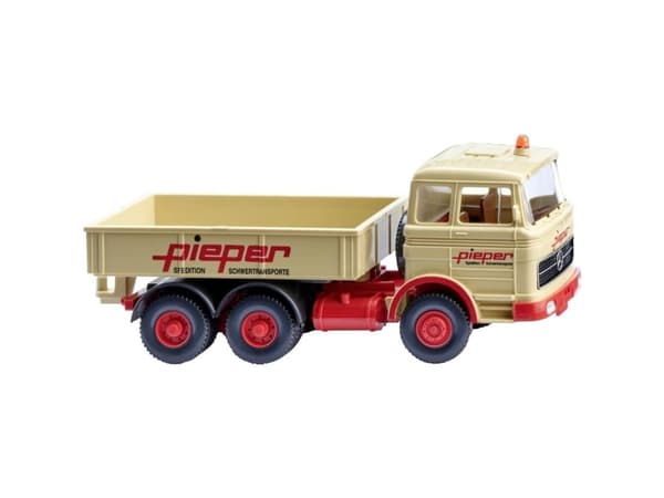 Wiking 050902 H0 Lastbiler model Mercedes Benz Tunglastgodsvogn bipper