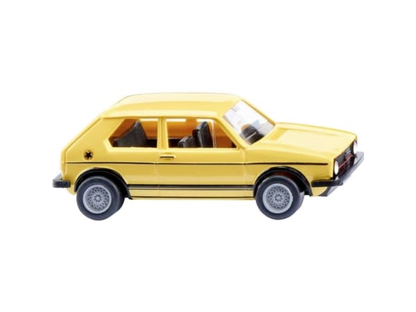 Wiking 004505 H0 Personbil model Volkswagen Golf i GTI, klemgul
