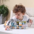 Miniatyrbillede 3 af 11: VIGA PolarB trætog med vogne og dyr til at trække Montessori