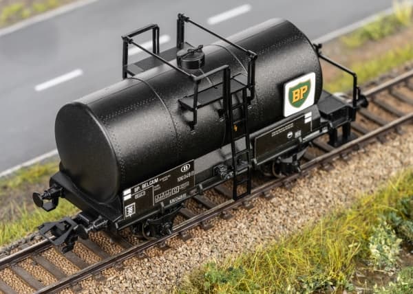 Märklin 46015, Järnvägsmodell, godsvagn, HO (1:87), BP Old-Timer Tank Car, Alla, 15 År, Svart, Grön, Vit