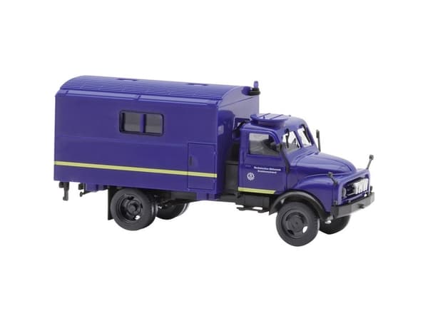 Busch 50816 H0 Udrykningskøretøj model Hanomag AL 28, 75 år THW