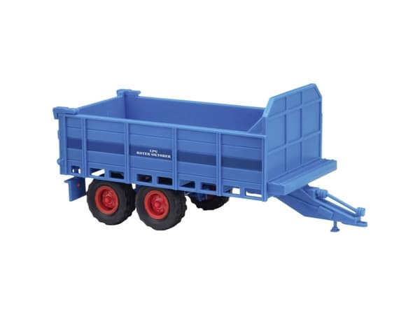 Busch 53806 H0 Anhænger model Fortschritt T 088 påhængskøretøjer med klap, LPG Roter oktober