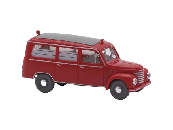 Busch 51264 H0 Hälytysajoneuvo malli Framo V901/2 bussi, palokunta/ambulanssi