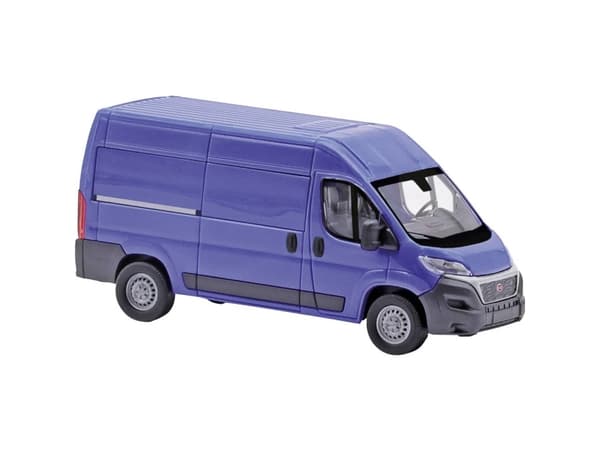 Busch 54603 H0 Personbil model Fiat Ducato, blå
