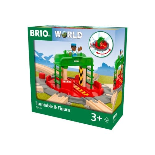 BRIO World - Vändplatta och figur