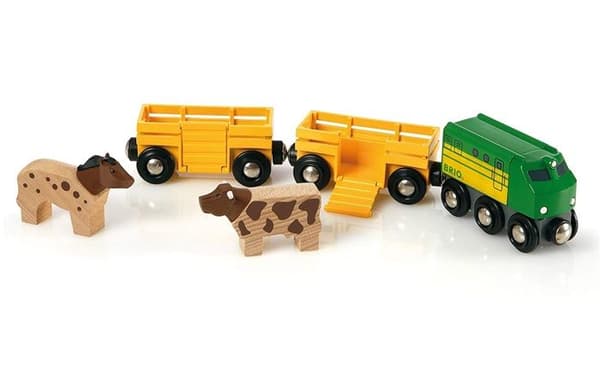 Bondegårdsdyrtog - BRIO - Træbane - Ravensburger - Blandet fra 3 år