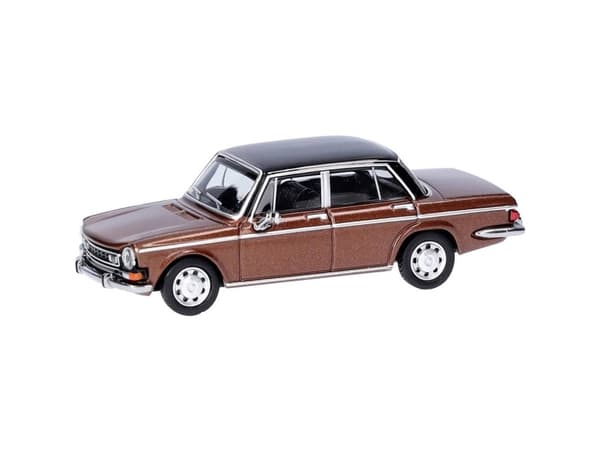 Herpa 430746-004 H0 Personbil model Simca 1301 Special, kobbermetallic