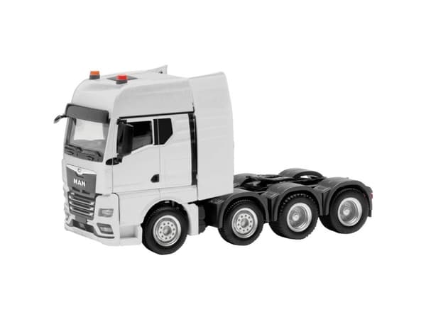 Herpa 316958 H0 Kuorma-autot malli MAN TGX traktori 4-akselinen (ilmajousitus, 8x4), valkoinen