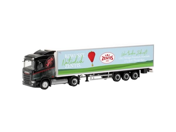 Herpa 317696 H0 Lastbiler model Scania CR20 ND LNG kølekuffert centimeter (Nordrhein-Westfalen/Aachen)