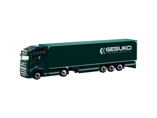 Herpa 318280 H0 Lastbiler model Volvo FH 16 GL XL 2020 kølekuffert-sættevogn Geuko