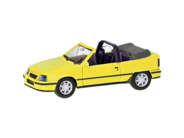 Herpa 421027 H0 Personbilsmodell Opel Kadett E GSI Cabrio, Jamaica Yellow
