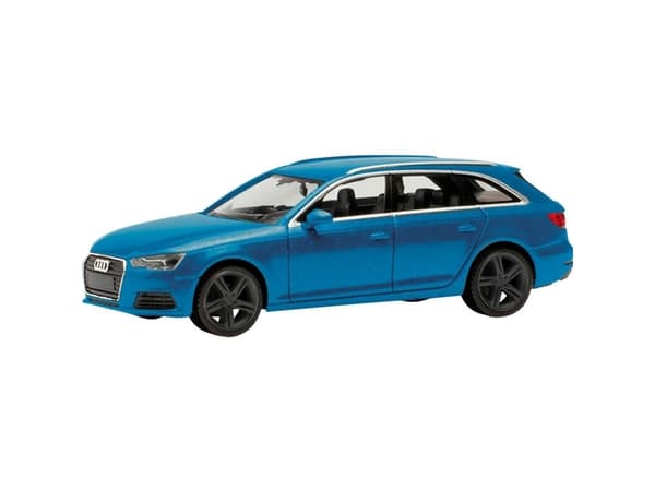 Herpa 028578-003 H0 Personbil model Audi A4 Avant, turboblå