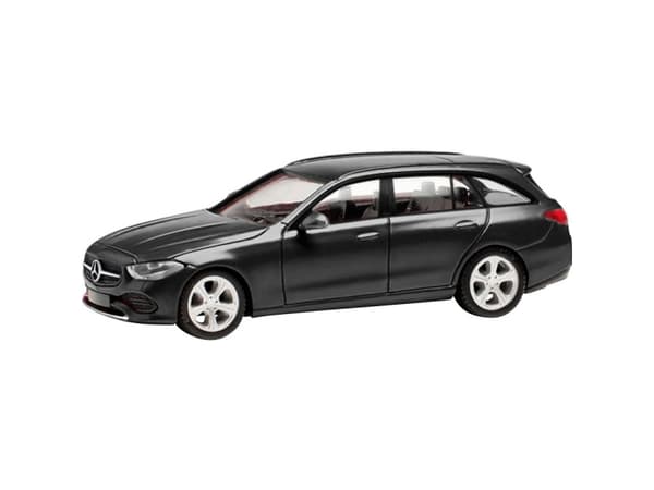 Herpa 421010-002 H0 Personbil model Mercedes Benz C-klasse T-model, sort