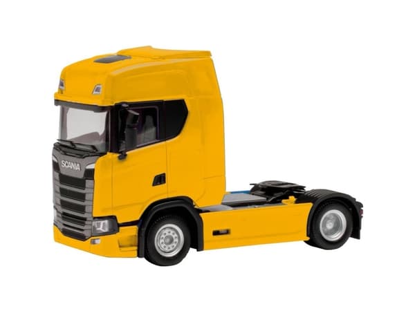 Herpa 306768-005 H0 Lastbiler model Scania Cs 20 HD, ginstergul