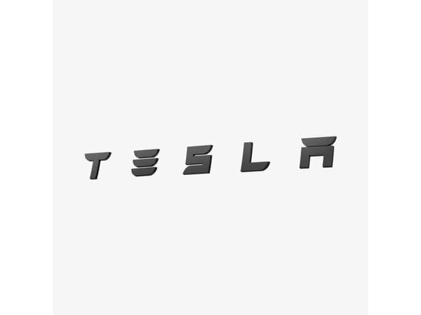 Spigen Tesla Rear Emblem Logo Full Cover, black - Tesla Model 3 2024