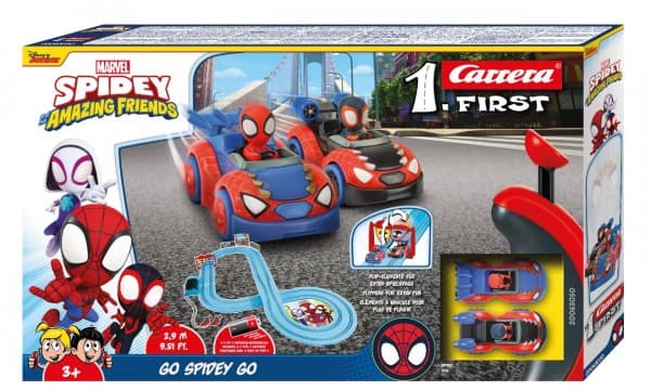Carrera Tor bil med kjøretøyer første spider man spidey go 2,9m
