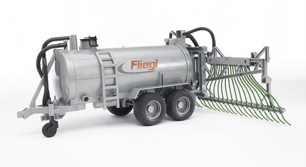 Bruder - Fliegl Barrel Trailer with Spread Tubes (2020)