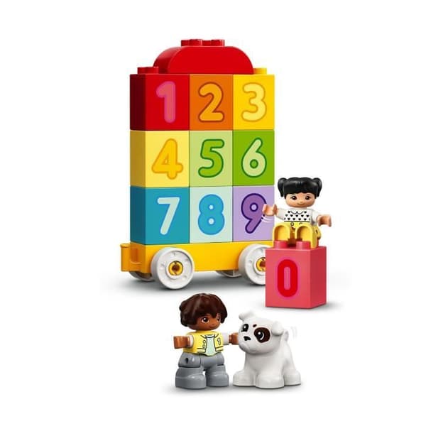 LEGO 10954 DUPLO The Number Train - Lär dig att räkna utbildningsspel 1,5 år, leksaksgåva ELLER inlärningsset