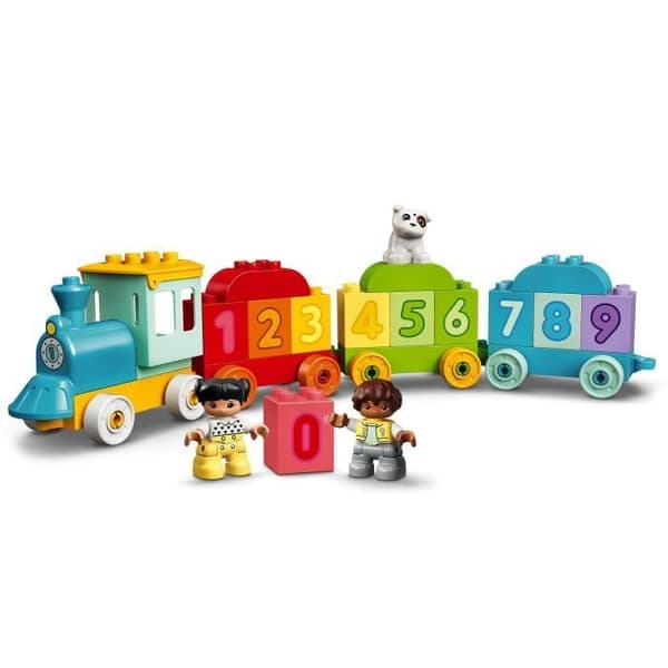 LEGO 10954 DUPLO The Number Train - Lär dig att räkna utbildningsspel 1,5 år, leksaksgåva ELLER inlärningsset