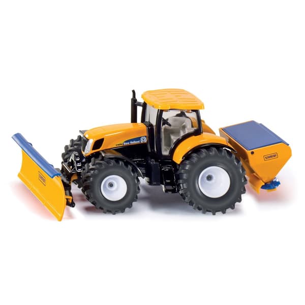 Siku - Traktor,Plog,Saltspridare 1:50