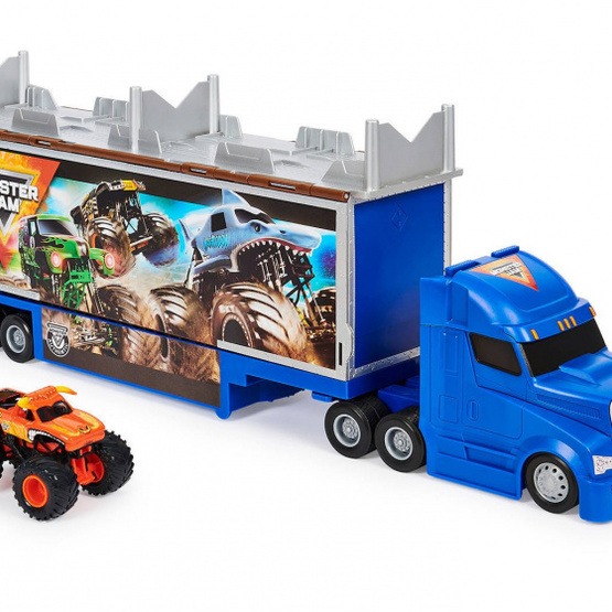 Spin Master - Game Set Monster Jam Hauler Boys 1:64 13-Piece