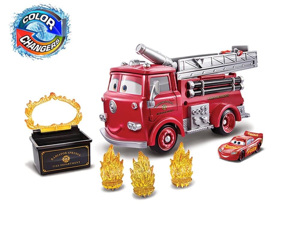 Cars / Brandbil Red Fire Truck Colour Change