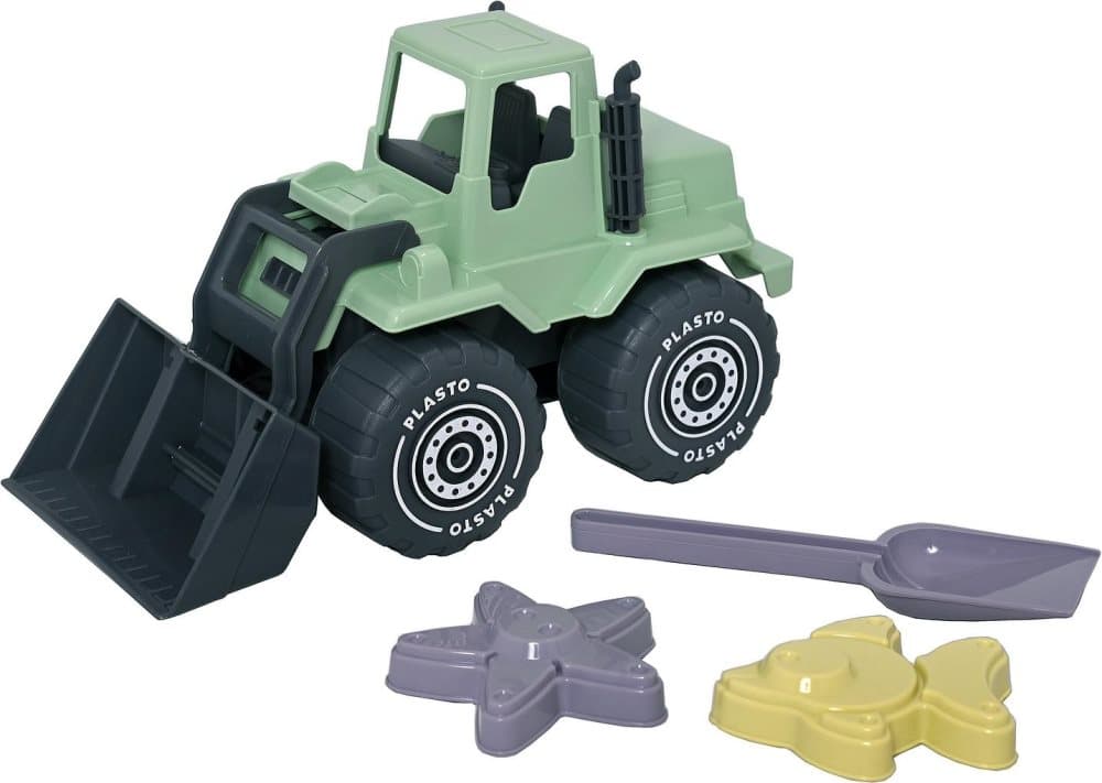 Plasto I'm Green ECO Sandlek-set Med Grävskopa 30 cm