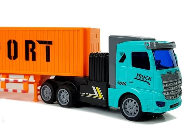 RC lastbil med släp - 27Mhz – 1:48 – Leksaksbil