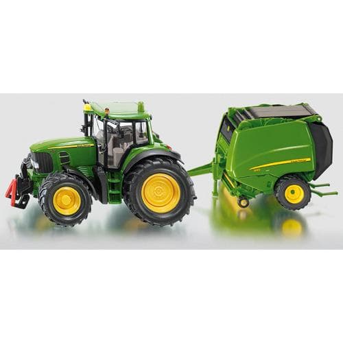 Siku 1665 John Deere + Balpress