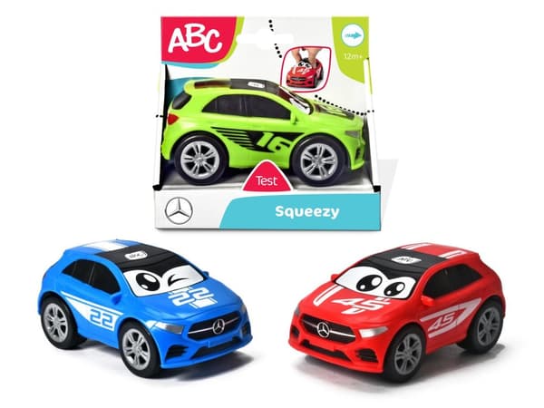 ABC Mercedes Squeezy Racerbil Grön