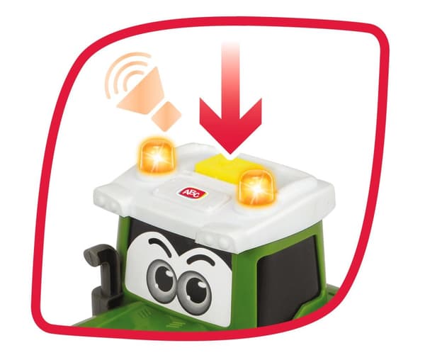 ABC Team Fendti Arbejdsvogn med lyd og let traktor