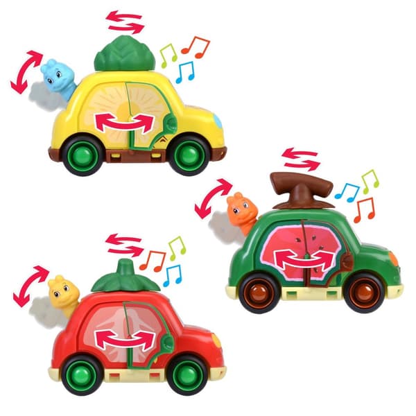 ABC Fruit Friends Bil med jukebox 1+ Ananas