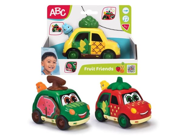 ABC Fruit Friends Bil med jukebox 1+ Ananas Ananas